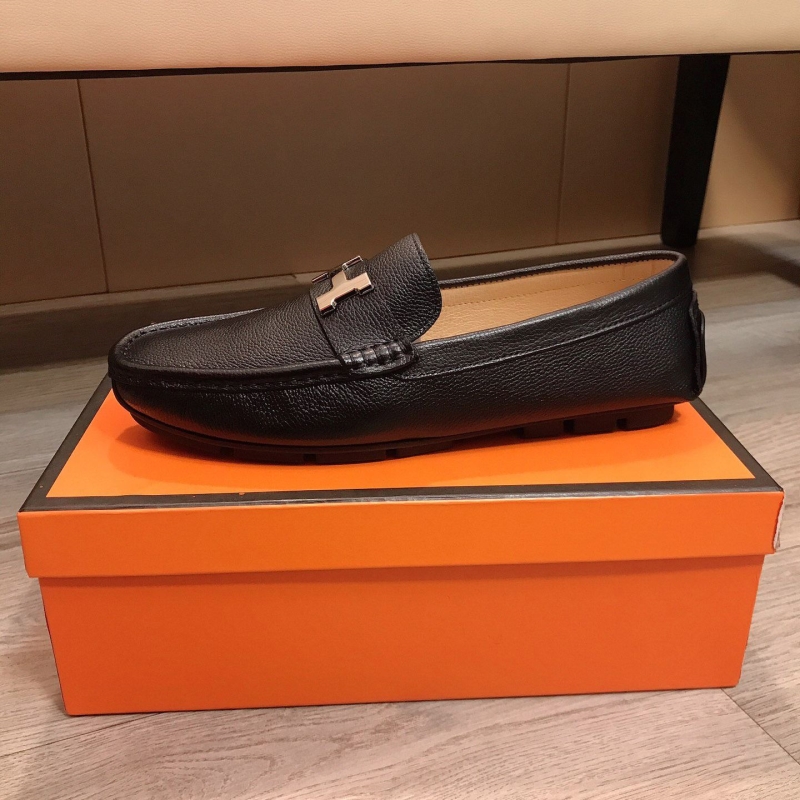 H**mes leather shoes